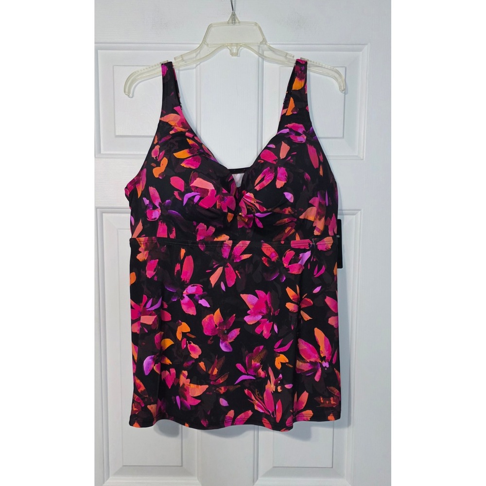 Swimsuits For All Sweetheart Underwire Tankini Top Size 42DD NWT
